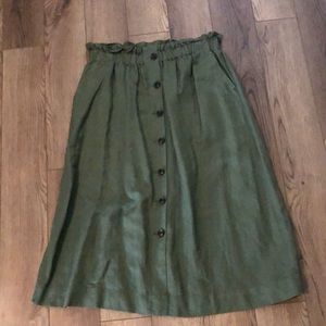 Madewell Paperbag Skirt